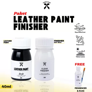 SVMMER SHOES CARE Paket Leather Paint Cat Lukis Sepatu Kulit Tas Dompet Jeans Topi Lukis Kaos Kanvas