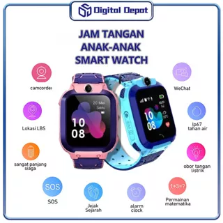 Digital Depot Anti Air Jam tangan anak untuk telepon anak Gps Digital Smartwatch anak Waterproof Kids Smart Watch