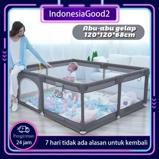 Pagar kasur pengaman baby Boleh dilipat rumah taman hiburan tangga aman main baby playfence Hadiah anak-anak