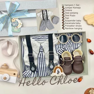 HELLO CHLOE - Handsome Little Baby Series | Newborn Baby Gift Set | Hampers Baby | Kado Lahiran Bayi