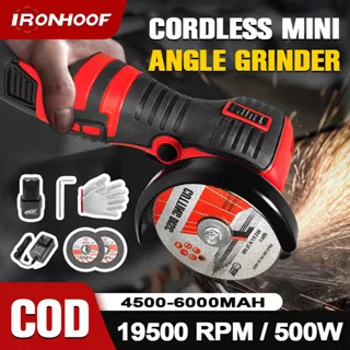 Gerinda Sudut Brushless Cordless Mesin Gerinda Angle Grinder Portable Mesin Gerinda Tangan Listrik Angle Grinder Bor Grinda Batrai Gerinda Baterai Alat Mesin Angle Gerinda