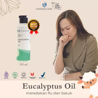 Eucalyptus Oil 150ml - MARINDCARE Pure essential oil Aromatherapy Minyak Aromaterapi Diffuser Humidifier Fragrance