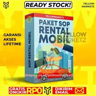 Paket SOP RENTAL MOBIL - Template Draft SOP Standart Operational Procedure usaha Rental Mobil Kendaraan Lengkap