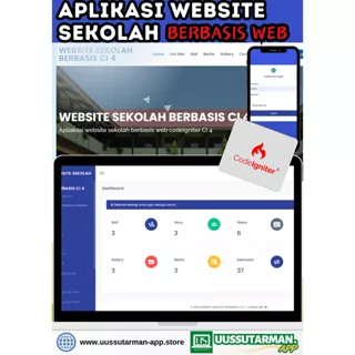 Source Code Web Portal Sekolah V3 berbasis Ci 4