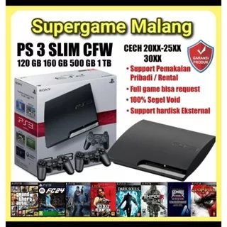 PS3 Slim CFW Seri 25xx 500gb 160gb 1TB Sony Playstation Multiman Game
