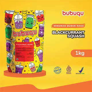 Powder Drink Blackcurrant Bubuqu 1 Kg - Bubuk Minuman Anggur Hitam