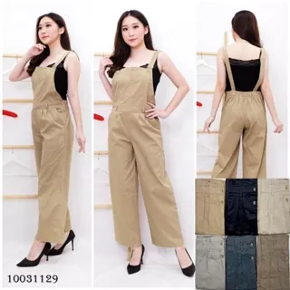 Overall Celana Kulot Art 10031129 / Overall Celana Panjang / Jumpsuit Celana Kaki Lebar / Overall Wide Leg