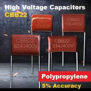 Capacitor 400V 5% 100nF 220nF 270nF 330nF 470nF Kapasitor Milar Mylar