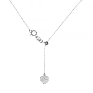 Lino and sons - Kalung emas 18k (Gold Necklace Chain Mirror 18K Whitegold)