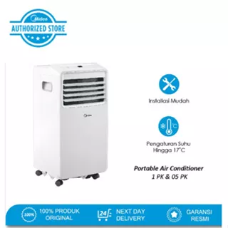 Midea AC Portable 1/2 pk MPHA-05CRN7 AC 0,5 pk Pendingin Ruangan