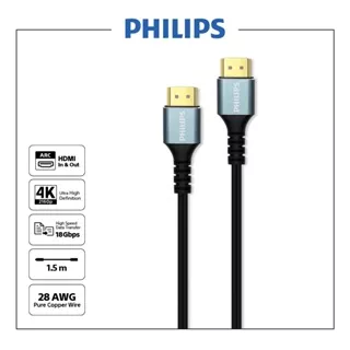 Philips SWV5011 HDMI Cable Ultra HD 4K 18Gbps 1.5M