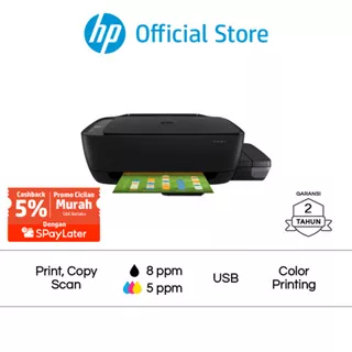 Printer HP Smart Ink Tank 315 AIO ( Print Scan Copy ) USB / 319 / Fotocopy Kertas A4 F4 Cetak Murah Color Colour Warna Tinta Suntik Infus Garansi 2 Tahun Cicilan 0% Promo Murah Gratis Ongkir Official