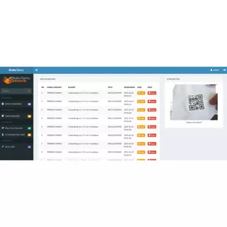 source code aplikasi buku tamu digital Resmi dengan qrcode dan camera js
