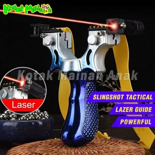 Ketapel Slingshot Ketapel Laser Tactical Plus Karet Ketapel Aluminium