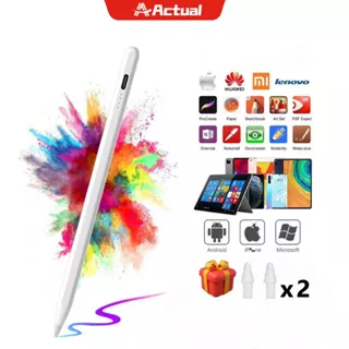 Stylus Pen Universal ActualCODUniversal Stylus Pen for Android iOS Tablet Mobile Phone pena layar sentuh Multifunctional Screen Touch Pen Pencil Active Stylus Drawing