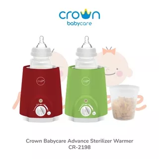 Crown Babycare Advance Sterilizer Warmer Steril dan Penghangat Botol Susu Bayi CR-2198