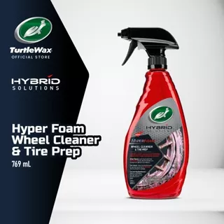 Turtle Wax - Hybrid Solutions Hyper Foam Wheel Cleaner & Tire Prep Velg Pembersih Velg Pembersih Ban Mobil Motor Sepeda