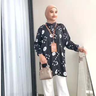 Masayu Batik- Blouse Batik Jumputan Bunga