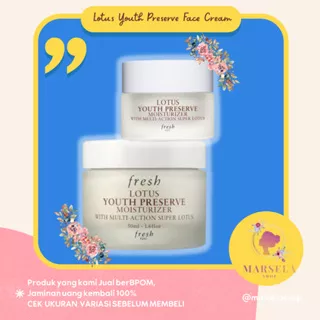 PROMO Fre Shh Lotus Youth Preserve Face Cream