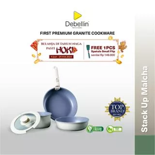 Debellin X Xebar Cookware Set - Fry Pan & Sauce Pan, Stack Up Series