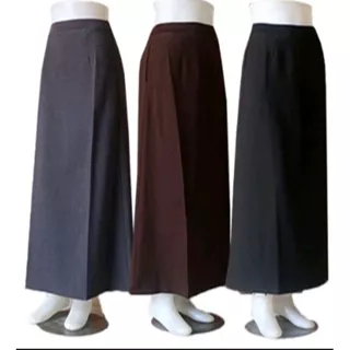 Rok kantor /rok guru/rok kerja wanita model A line pinggang karet