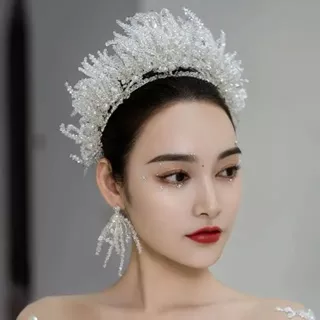 Belinda Headpiece -tiara pengantin-aksesoris rambut - ACE010