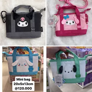 Tas Mini Kuromi , My Melody , Cinnamoroll , pochacco | Miniso x Sanrio Mini Bag