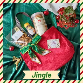 Jingle Christmas Hampers Natal Gift Set Hadiah Natal Kado Natal Bumbu Sambal Madu Selai Granola Cookies by Chef Ivan