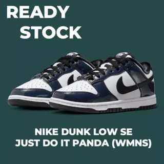 Sneakers Nike Dunk Low SE Just Do It Black White Panda (WMNS)