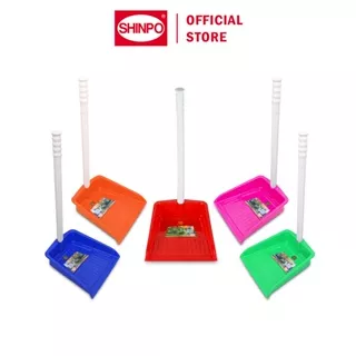 SHINPO Pengki Primo Serokan Plastik 1 Pcs Gagang Panjang Dustpan Serbaguna SPO-SIP-815