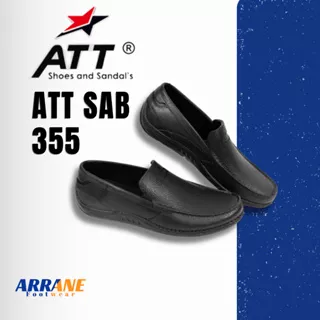 Sepatu ATT SAB 355 Hitam - Sepatu Pantofel Karet