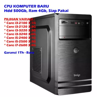 CPU KOMPUTER BARU CPU CORE I3-2100 CPU CORE I3-2120 CPU CORE I3-3220 CPU CORE I3-3240 CPU CORE I5-2400 CPU CORE I5-2500 CPU CORE I7-2600