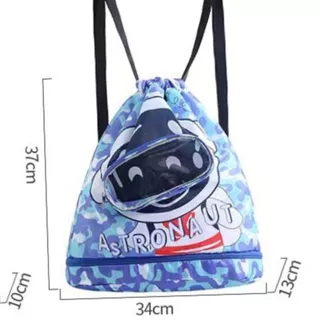 Tas Renang Anak Multifungsi Anti Air Waterproof Pemisahan basah dan kering