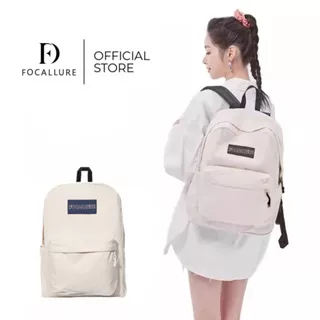 Focallure Bag Backpack Polyester Tas Kuliah Wanita Tas Sekolah Tas Kerja Tas Laptop Tas Exsport Tas Punggung Ransel Pria Wanita CR-011