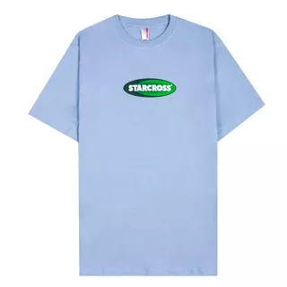 STARCROSS Kaos Pria - DBK OUVAL LOG - Light Blue