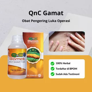 QnC Gamat - Obat Pengering Luka Operasi, Obat Luka Operasi Caesar, Obat Luka Operasi Bernanah, Obat Luka Operasi Cepat Kering, Obat Luka Sunat, Obat Oles Pengering Luka Basah Bernanah