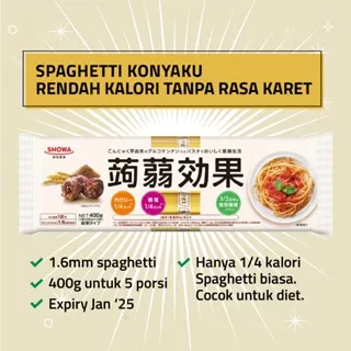 Showa Konyaku Spaghetti Rendah Kalori