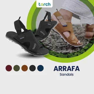 TORCH Arrafa Sandal Haji Umrah Umroh Ringan Kasual 2in1 Slide Anti Slip Footwear - Haji Umroh Outdoor Sandal Travelling