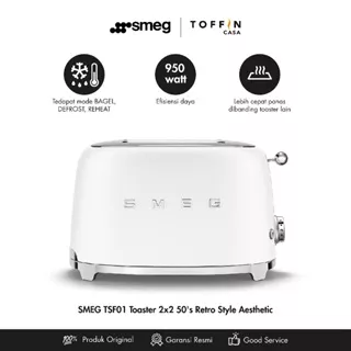 SMEG TSF01 Toaster 2x2 Slice - 50s Retro Style Aesthetic