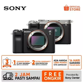 SONY ALPHA A7C Body Only / SONY A7C BO / Kamera Mirrorless SONY A7C