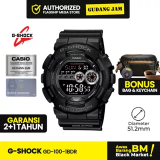 Jam Tangan G-Shock GD-100-1BDR GD-100-1B GD-100 GD100 GD 100