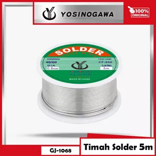 YOSINOGAWA Timah Solder Wire 63/37 2% Flux Reel Tube Tin lead Rosin Core Soldering 0.8mm