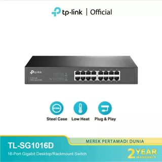 TP-Link TL-SG1016D tp link sg1016d switch tp link 16 port 10/100/1000Mbps 16-Port Gigabit Desktop/Rackmount Switch Network Switch Hub 16 Port Gigabit Switch Supports MAC TP LINK TPLINK
