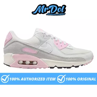 Nike Air Max 90 White Medium Soft Pink Sail - 100% Original Resmi