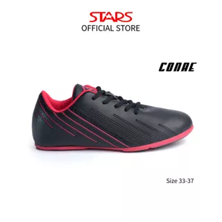 CONAE Sepatu Futsal Anak Laki-Laki Insight Hitam Merah