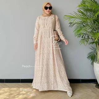 DYN Basic Irenna Dress - Dress Wanita Simple - Gamis Wanita Busui Friendly - Busana Muslim