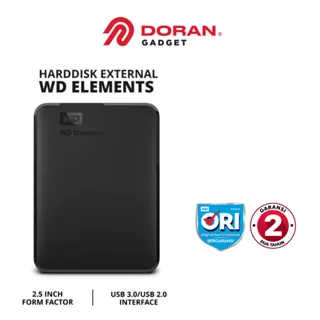 WD Element Elements 1TB 2TB 4TB 5TB - HDD Hardisk Hard Disk Eksternal 2.5 inch - Garansi Resmi 2 Tahun