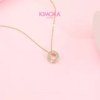 Kimora - Kalung Titanium Wanita Dinora Gold Plated 18k Klt305