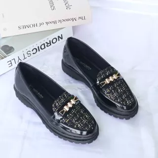 HMF Saqery Sepatu Loafer Wanita DH22