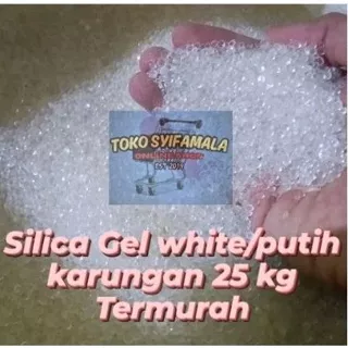 Silica Gel White Sack Karung 25 kg pengering penyerab lembab